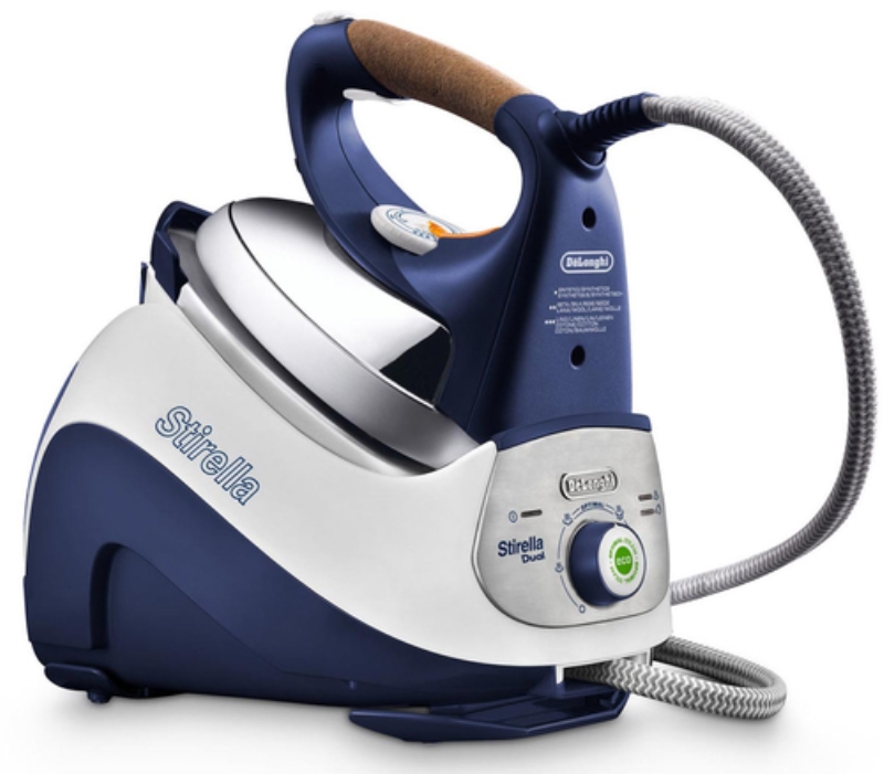DELONGHI Ferro da stiro con caldaia Delonghi Stirella PRO1847X 800 W bianco blu